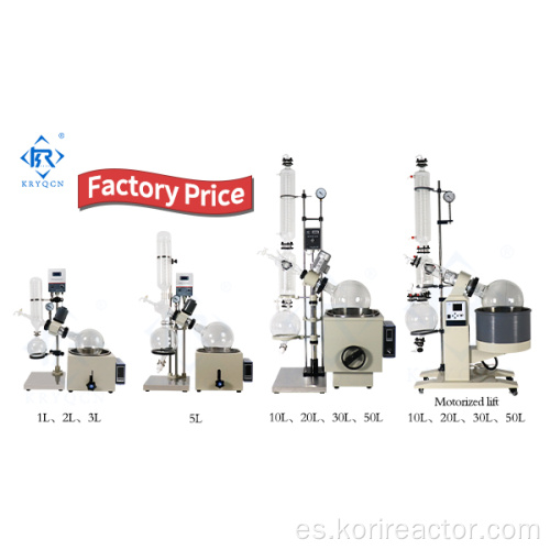 Re501 Evaporador rotatorio Destilación Rotovap 5L